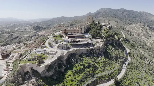 Castillo de Lorca y su entorno, vistos desde el aire